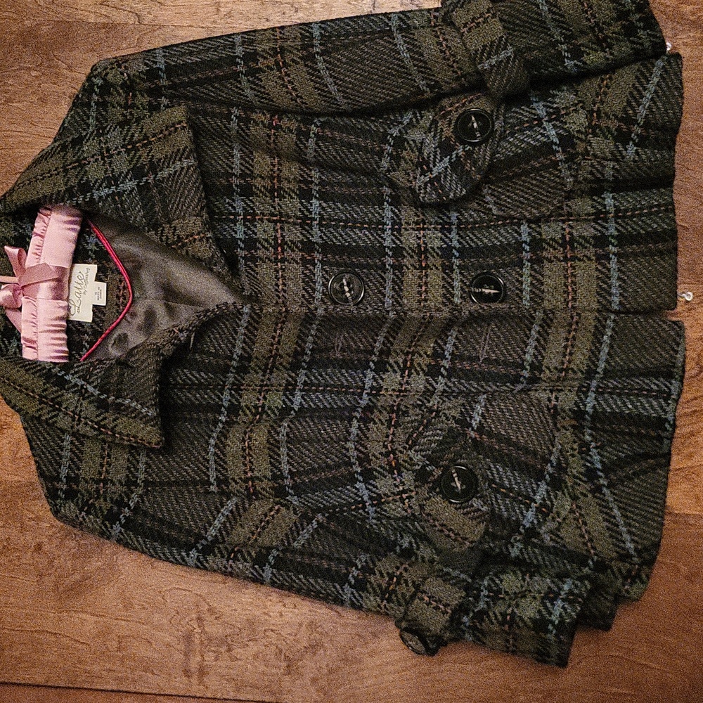Nordstrom's Wool Blend Plaid Jacket Small - Picture 2 of 11
